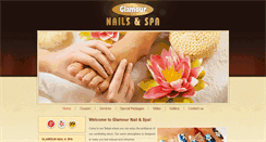 Desktop Screenshot of glamournailspasantaclarita.com